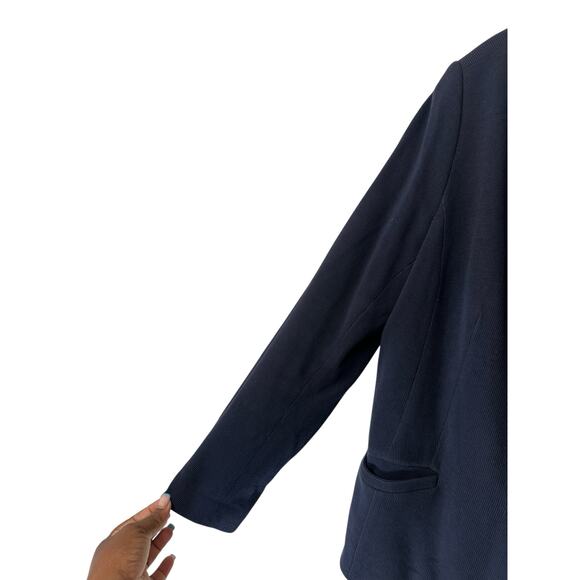 Talbots Blazer Blue Office Work Career Business Corporate Single Breasted Large - Picture 8 of 13